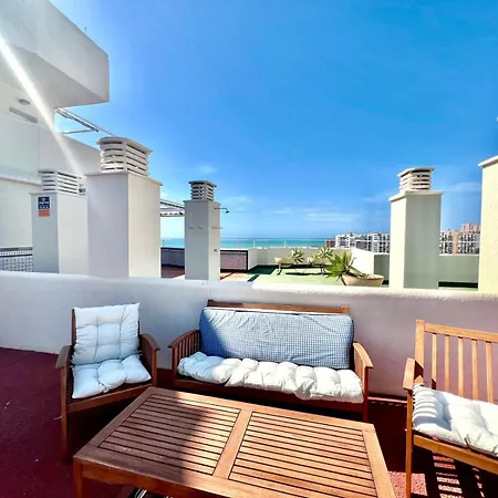 公寓 Large Terrace Sea & Mountain Benalbeach
