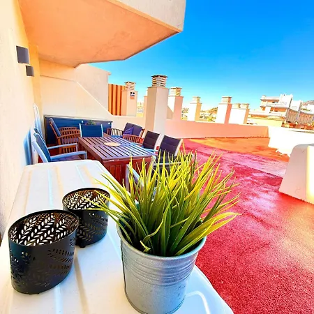 Large Terrace Sea & Mountain Benalbeach