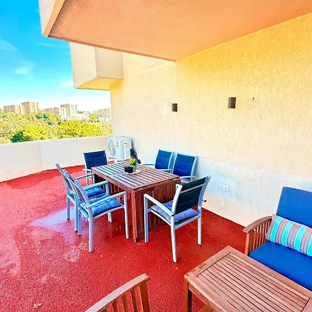 Large Terrace Sea & Mountain Benalbeach Apartmán Benalmádena